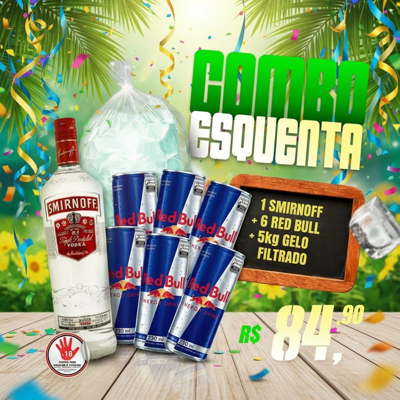 Combo Esquenta Smirnoff